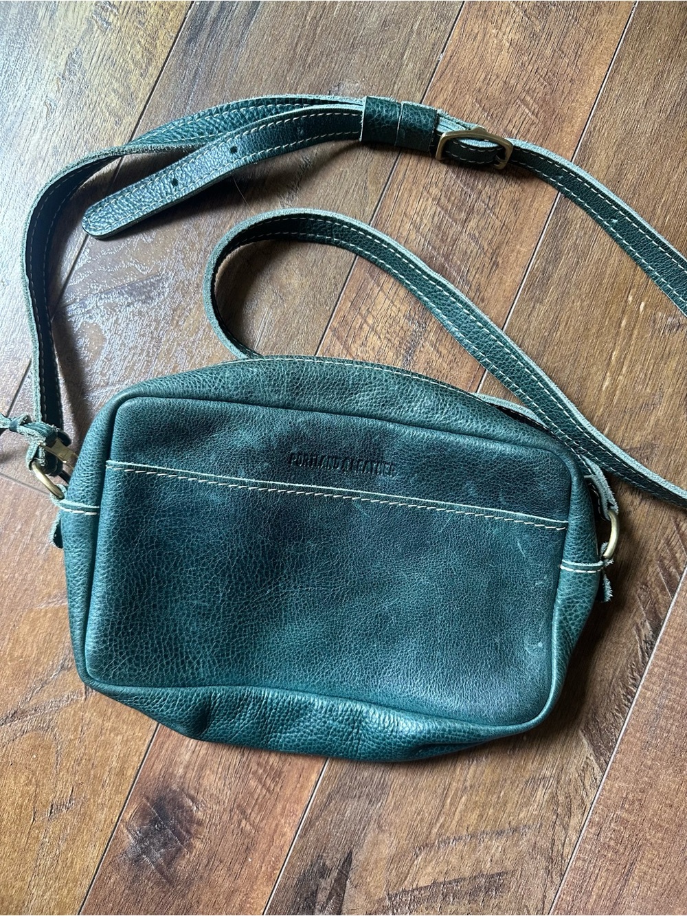 Portland Leather Large Camera Crossbody Bag